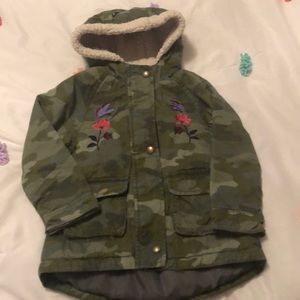 Toddler girls camo jacket